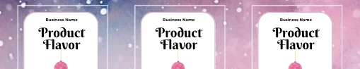 Bubblegum Blizzard Label Templates Bundle product image (4)