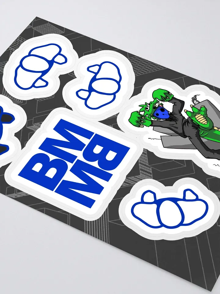 Blue Man Group's Farewell to An Era Fan Kiss Cut Sticker Sheet product image (2)