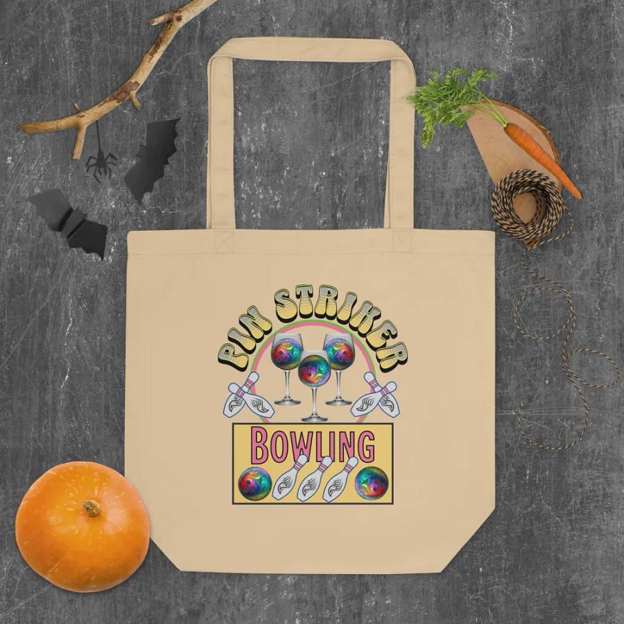 Pin Striker Bowling Tote Bag product image (4)