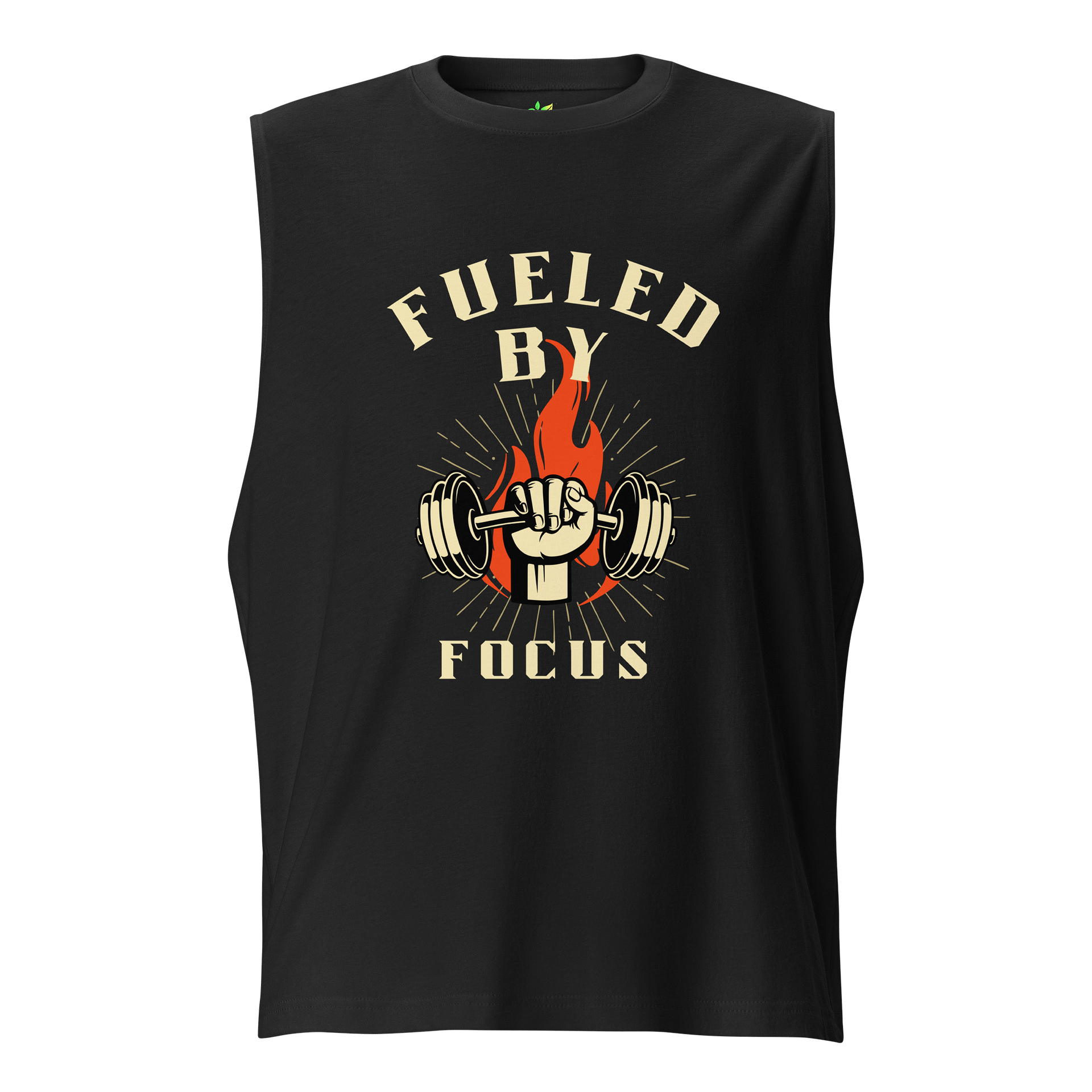 Fueled by Focus - Men's Sleeveless Gym Motivation Tee product image (1)