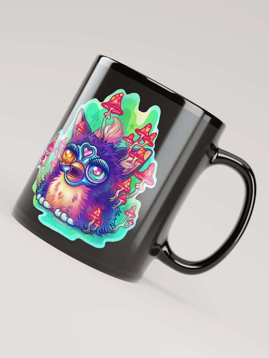 Nostalgic Fungus Creature Black Mug product image (8)