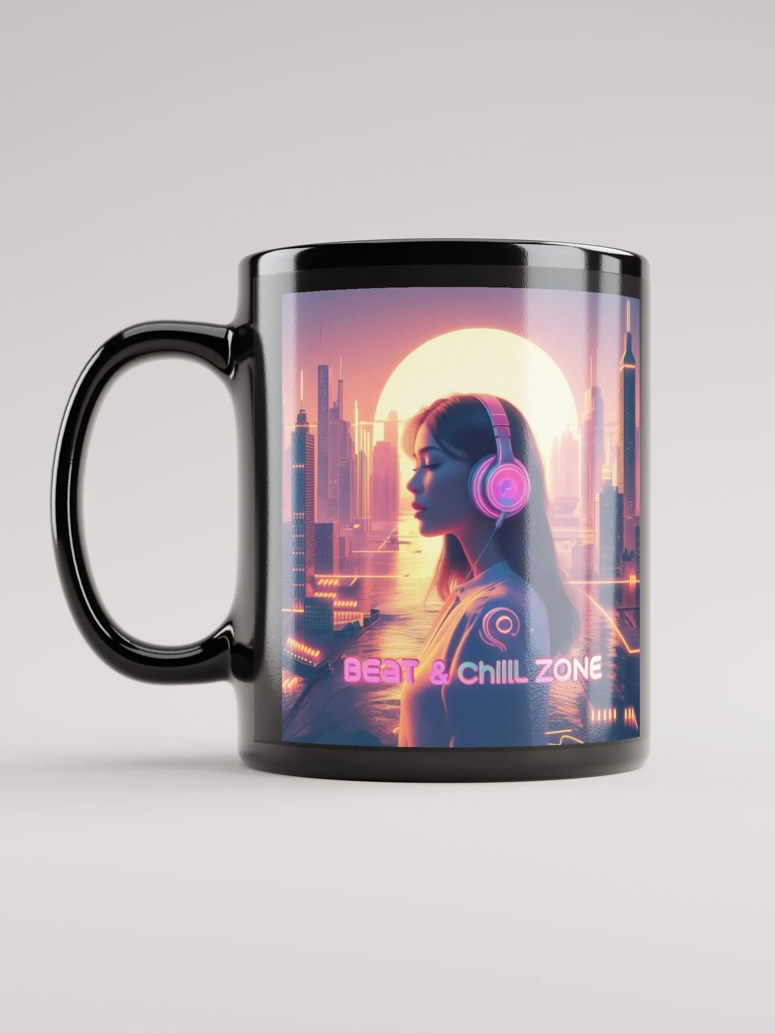 Neon City Beats Mug product image (11)