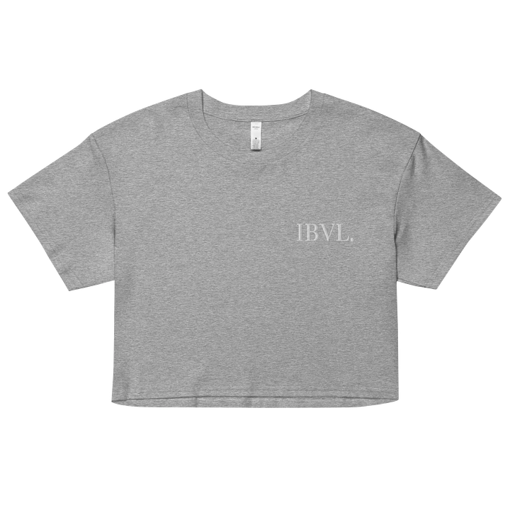 Classic Embroidered IBVL Signature Women's Crop Top product image (1)