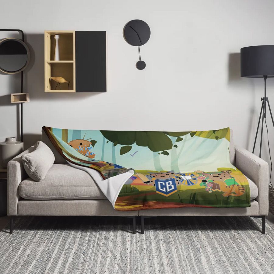 Cookie Adventurers Throw Blanket (60