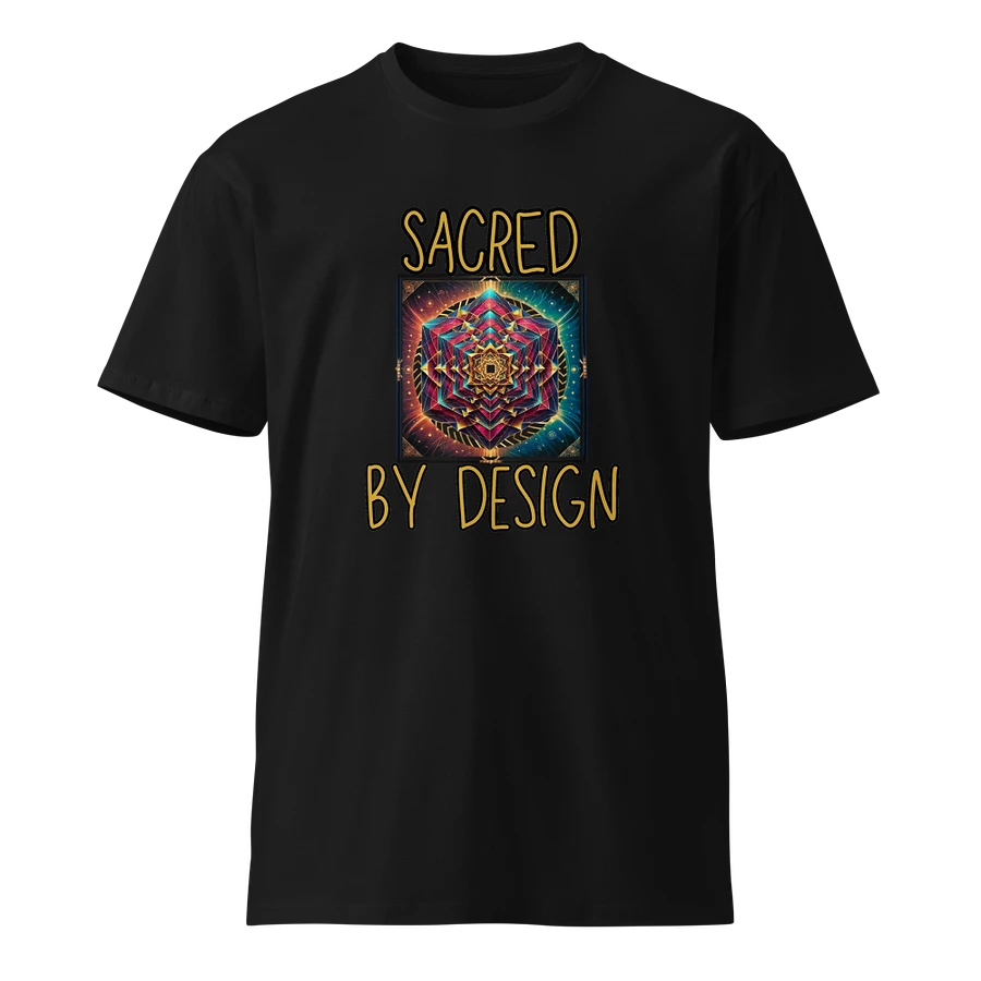 Sacred Geometry Optical Illusion T-Shirt - Unique Cube Art Design product image (1)