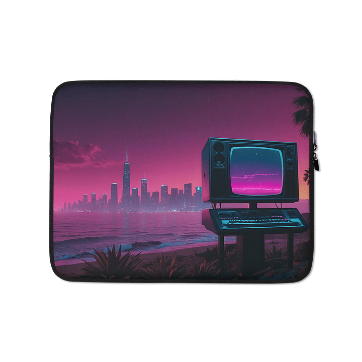 Retro Signal | REIDOS Sonic Healing Laptop Sleeve product image (1)