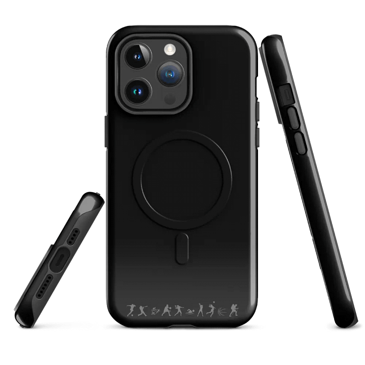GUILLOVELO BLACK ICONS IPHONE CASE product image (1)