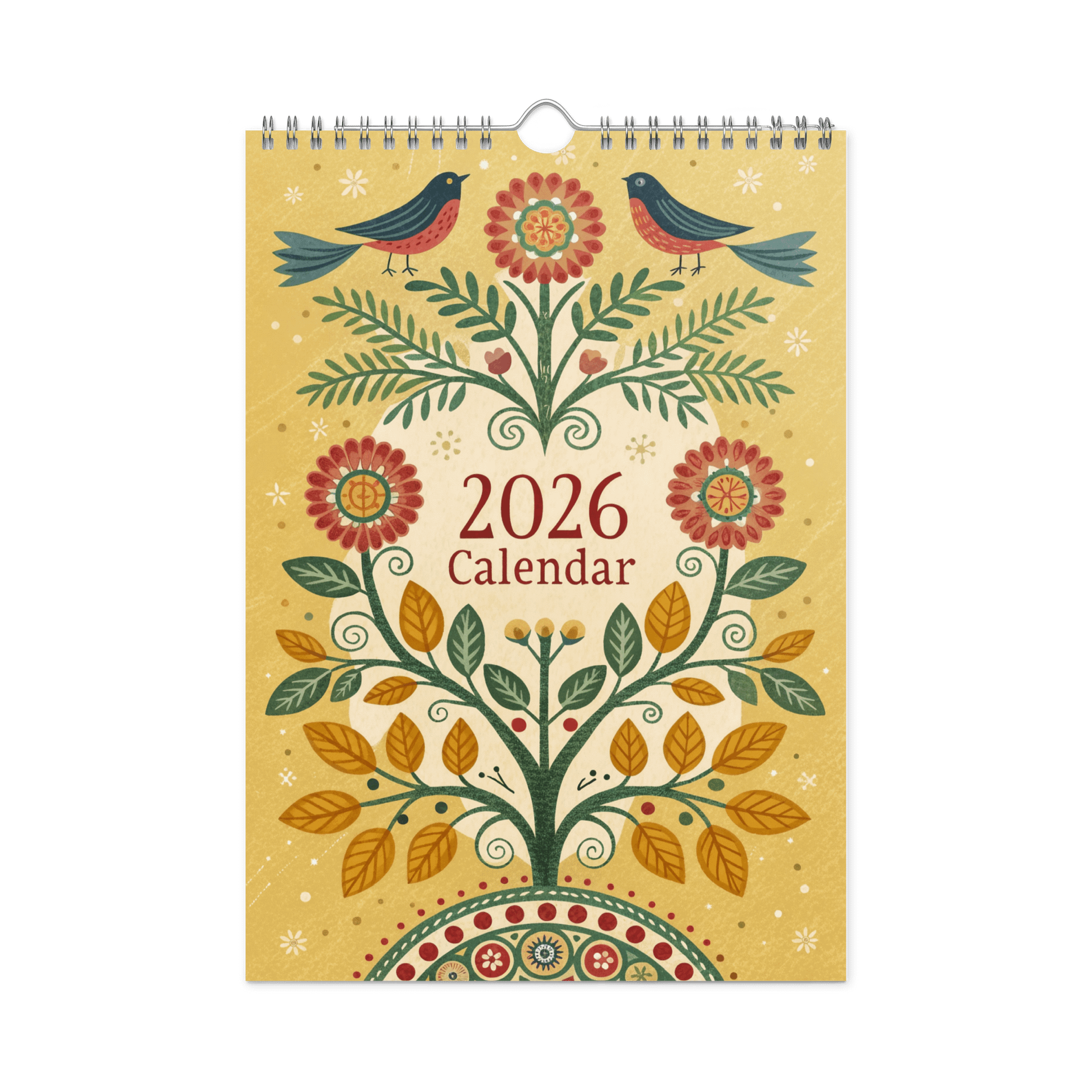 FOLK ART WALL CALENDAR 2026 product image (3)