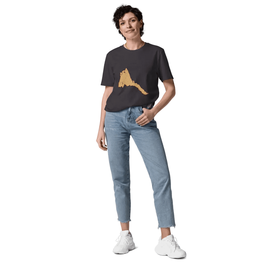 Vintage Eritrea Map Organic Tee product image (145)