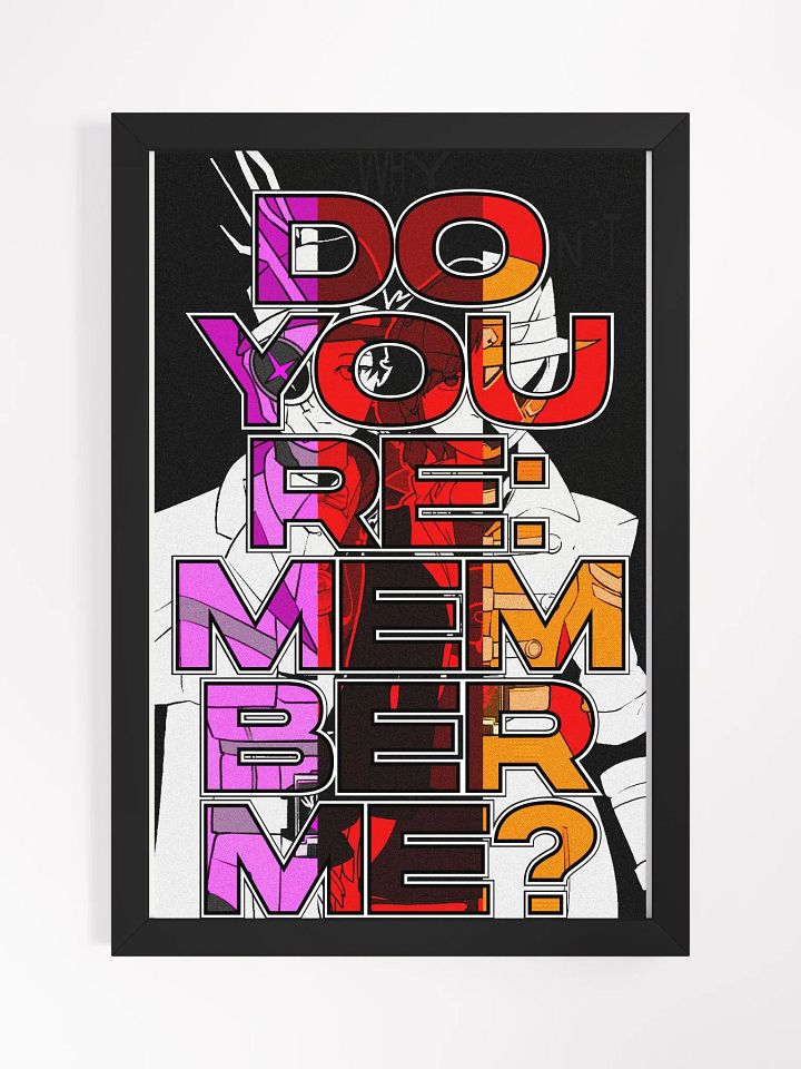 Do You Remember Me? Color Theory Poster product image (1)