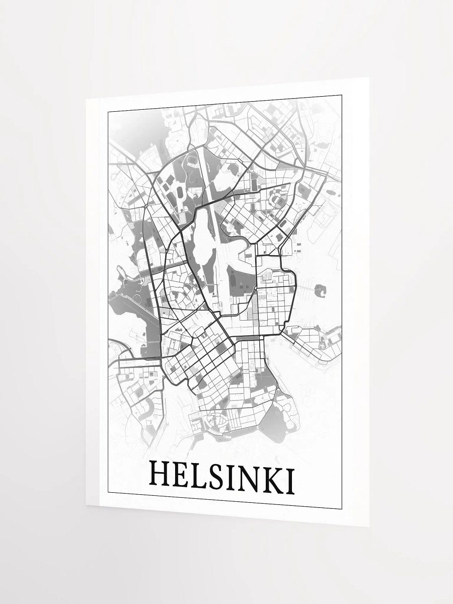 Helsinki, Finland, city map print product image (9)