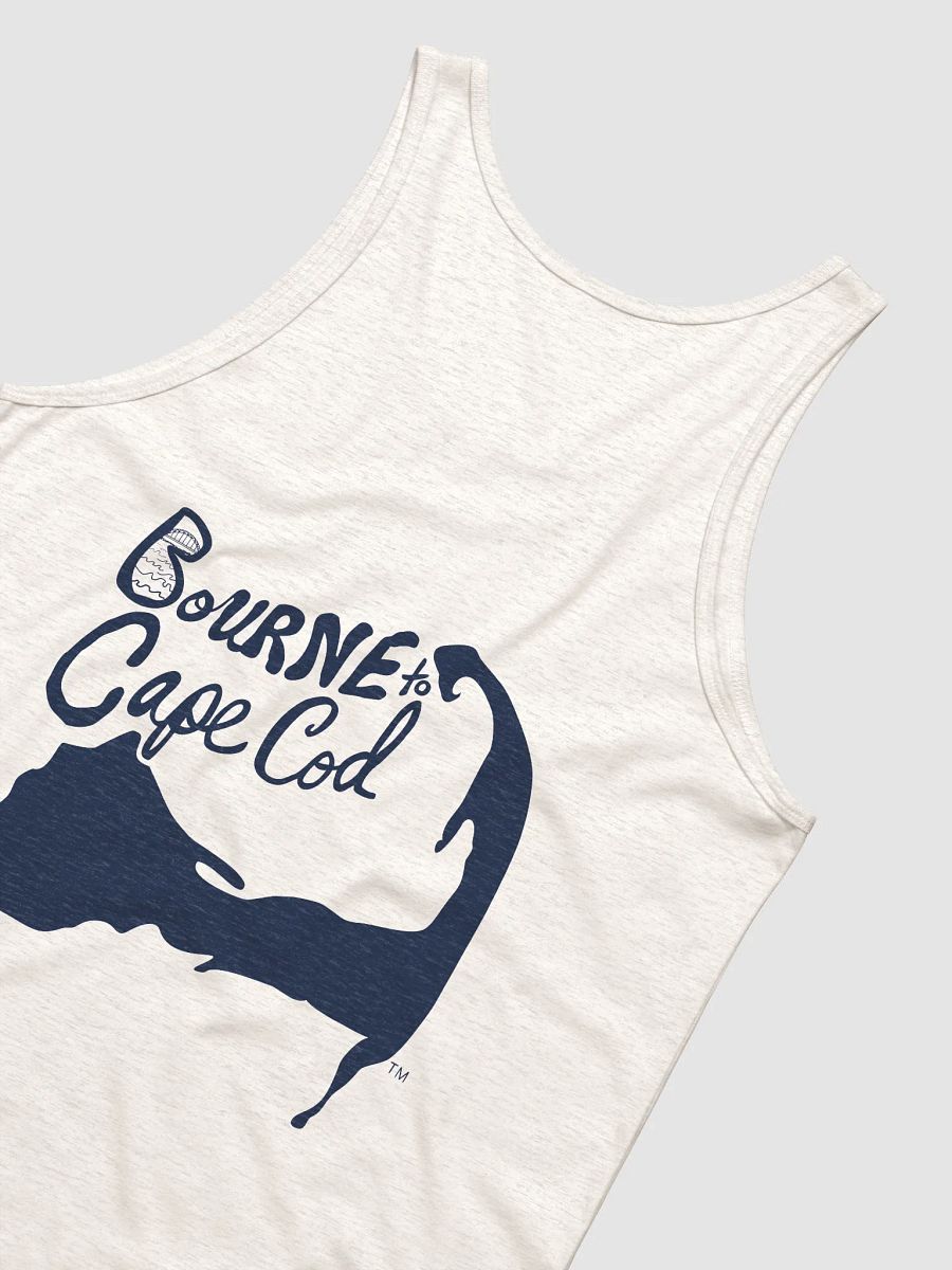 Cape Classic Tank | BRN.2C.C.™ | Men’s Jersey Tank Top | BOURNE to Flex™ | Navy Logos product image (5)