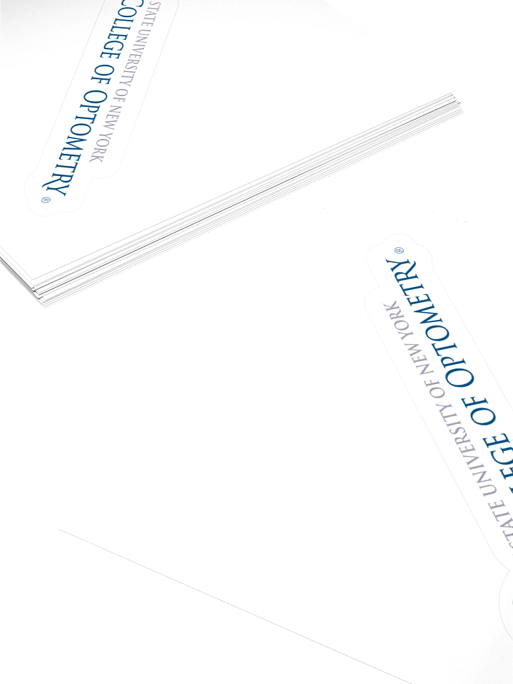 SUNY Optometry - 4in College Logo Vinyl Sticker product image (2)