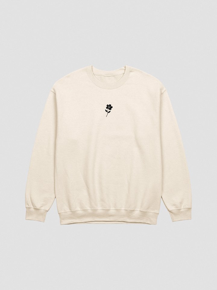 CHERRY BLOSSOM BLACK LOGO EMBROIDERED SWEATSHIRT product image (1)