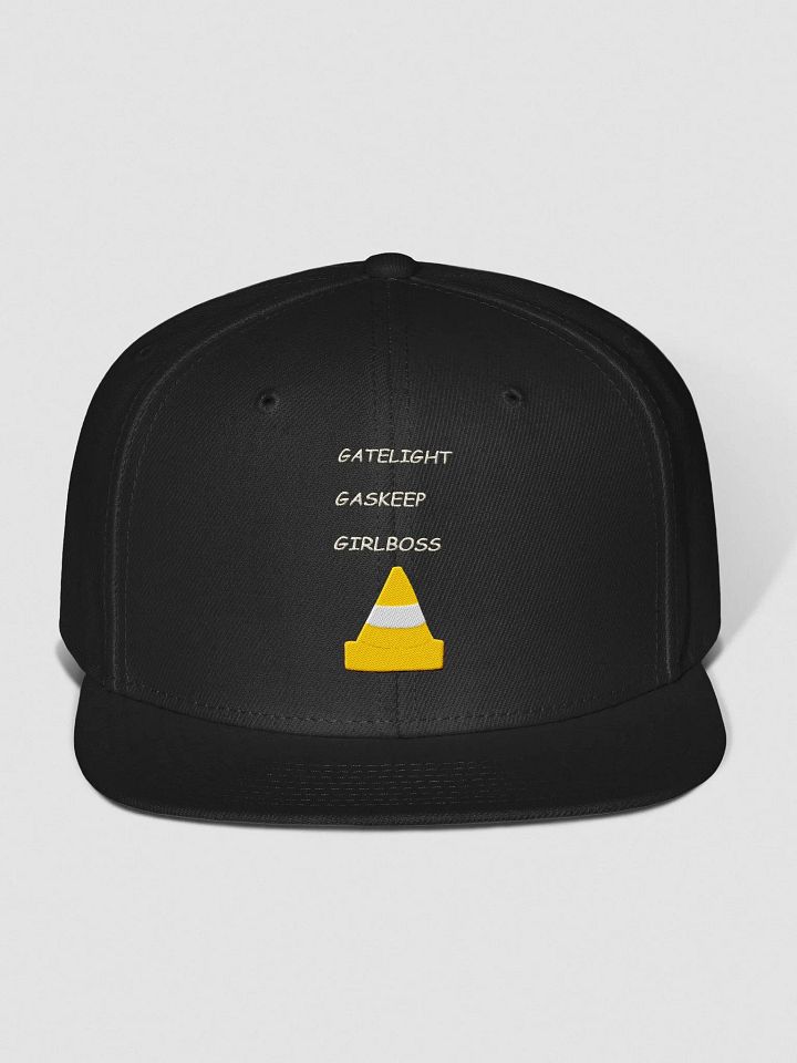 Gatelight, Gaskeep, Girlboss Black Snapback product image (1)