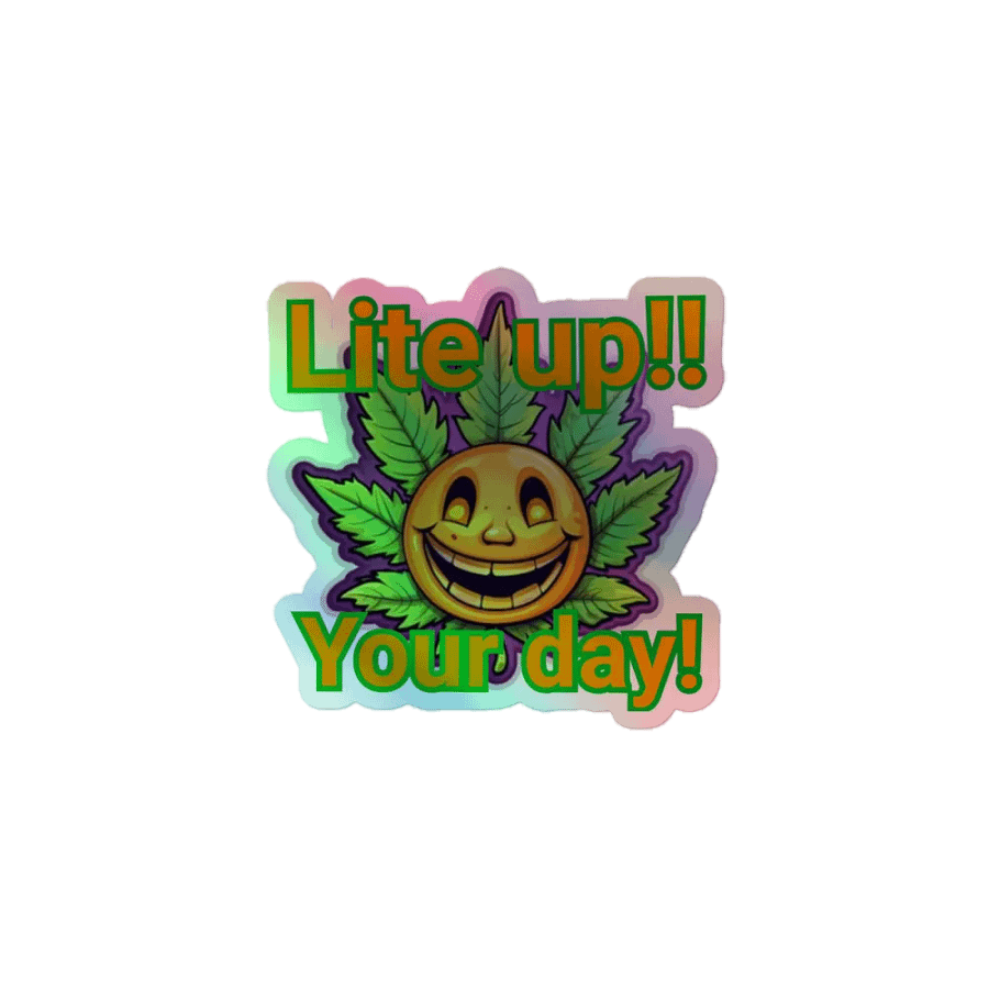 Lite up your day stcker product image (1)
