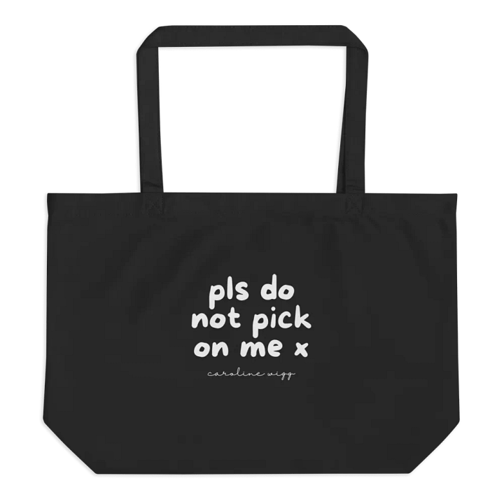 Don't Pick Me Tote Bag - Black product image (1)