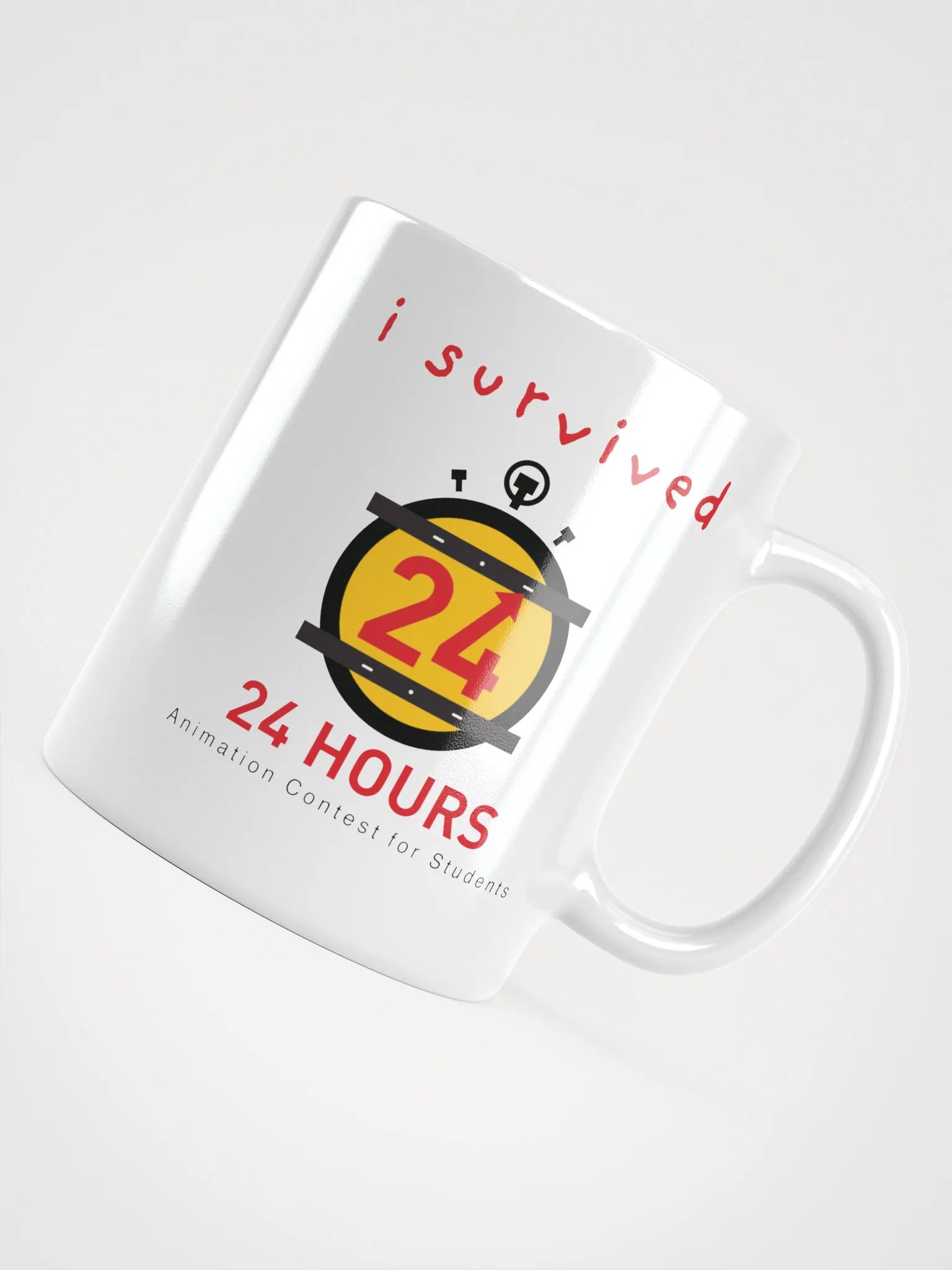 i survived 24 HOURS White Mug product image (10)
