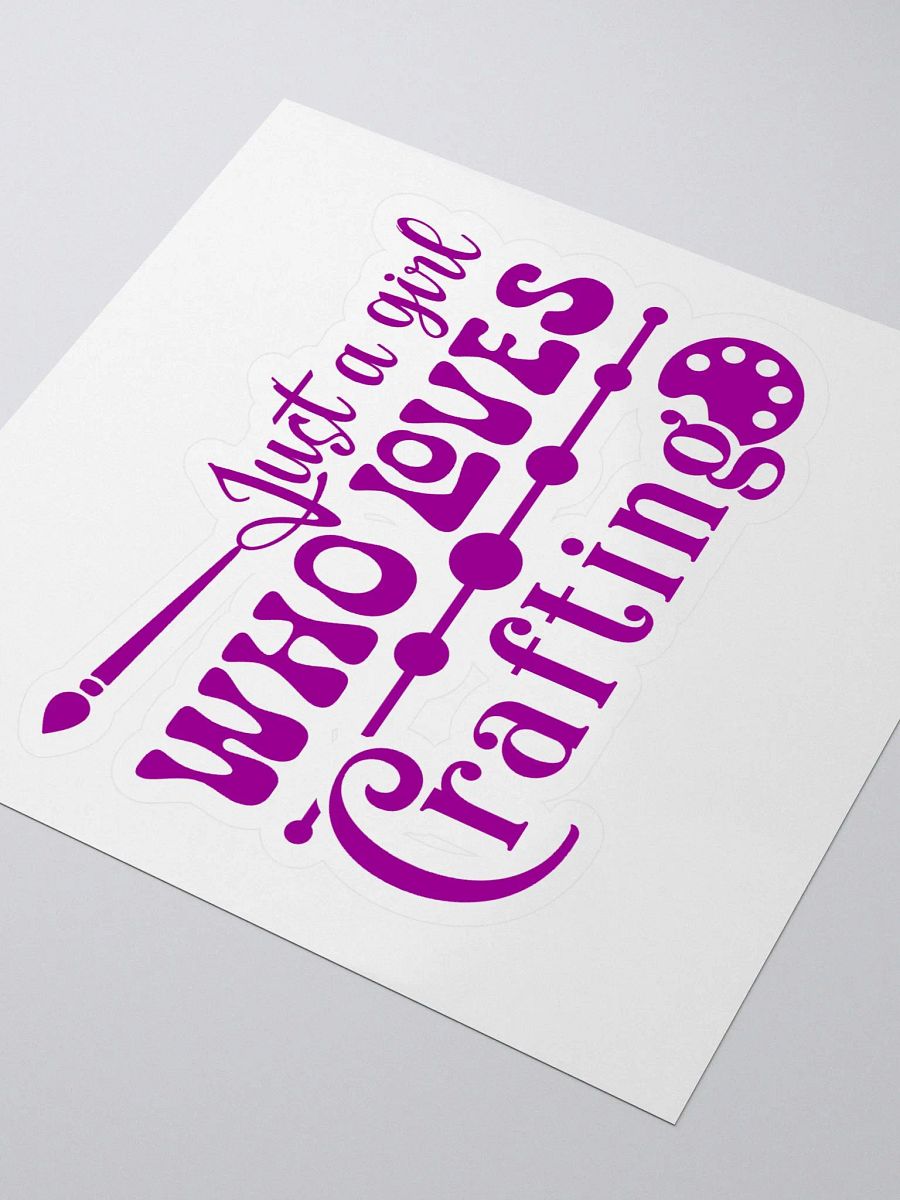 JUST A GIRL WHO LOVES CRAFTING product image (3)