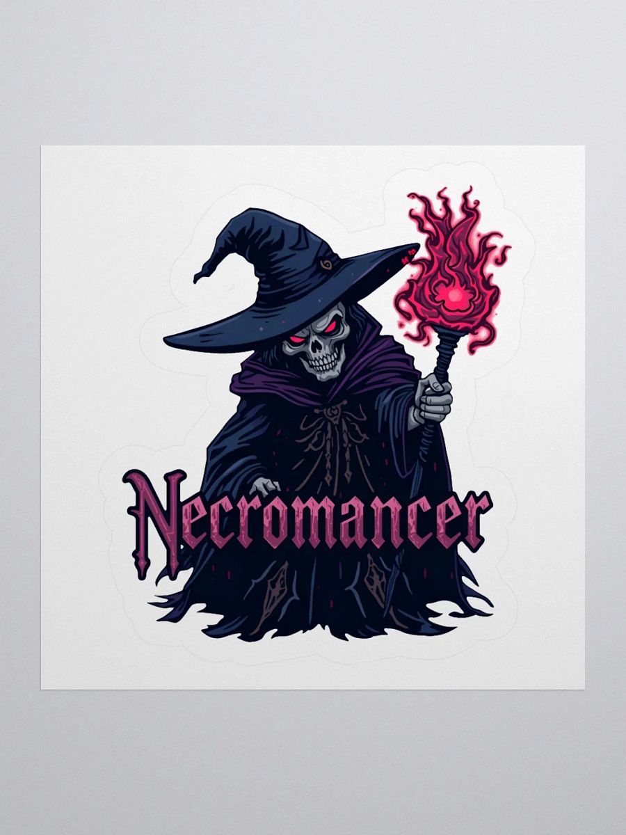 Necromancer's Fire Kiss Cut Sticker product image (3)