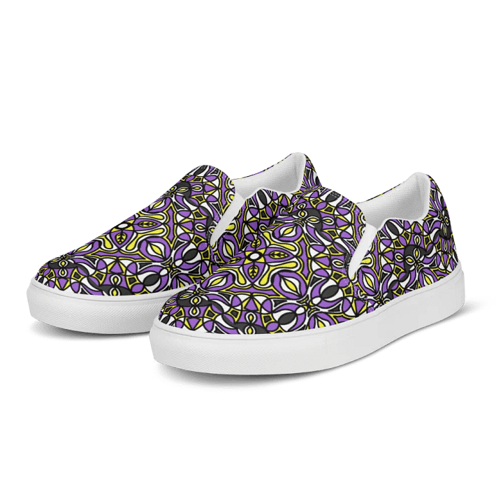 Mens Slip On Canvas - Non-Binary Abstract product image (2)