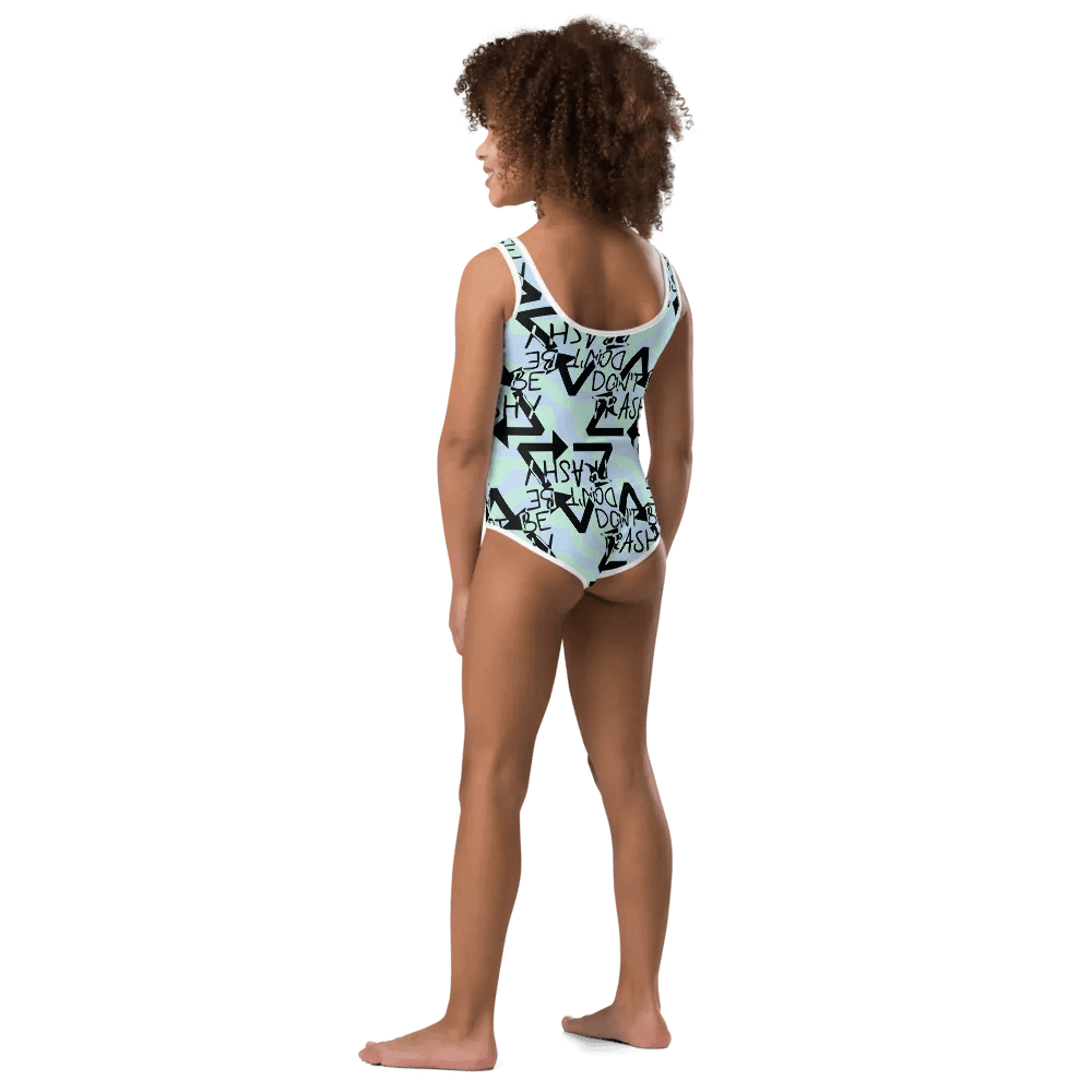 Eco-Friendly Explorer | All-Over Print Kids Swimsuit product image (5)
