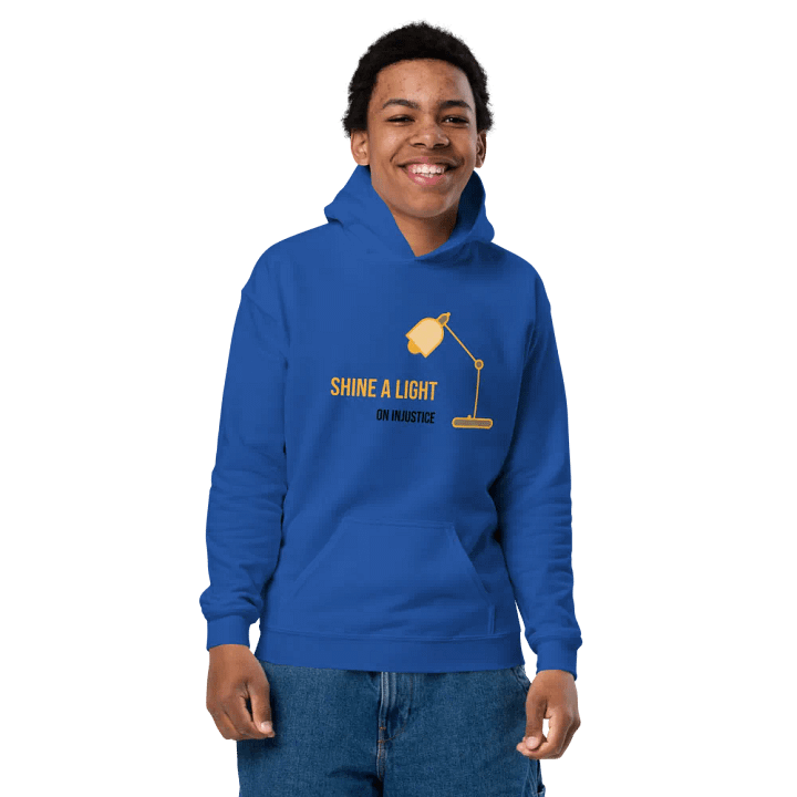 shine a light on injustice kids' hoodie product image (2)