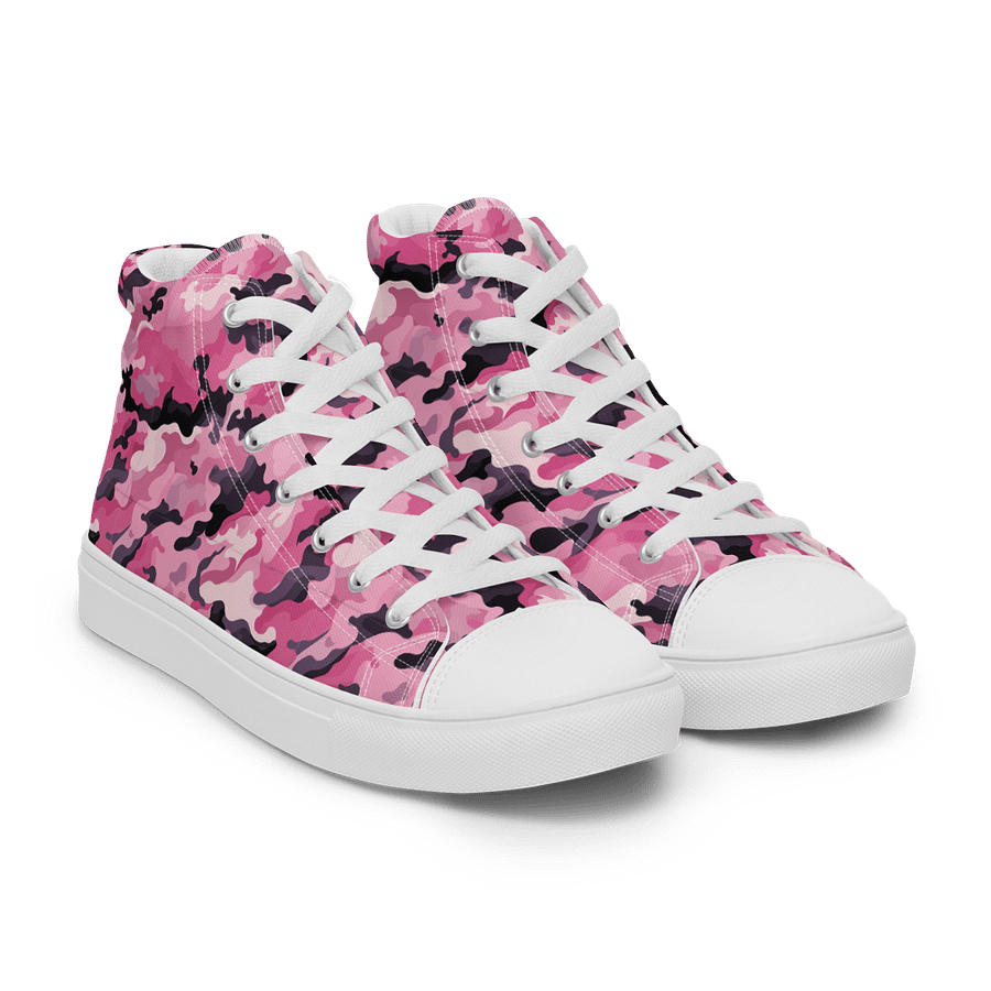 Pink Camouflage Women Sneakers product image (8)