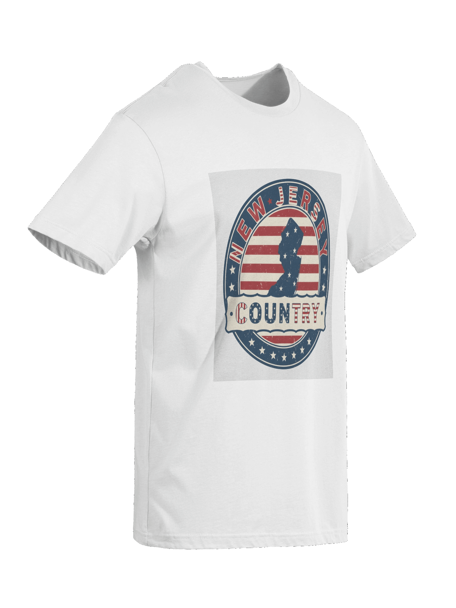 New Jersey Country Logo White T-Shirt product image (9)