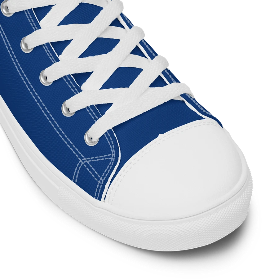 Navy and White Flower Sneakers product image (9)