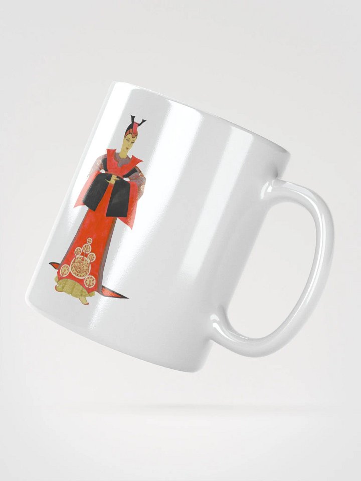 Madame Butterfly, white gloss coffee mug product image (3)