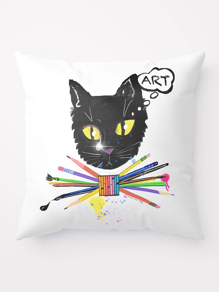 'Paintbrush Bowtie' Kitty Pillow product image (1)