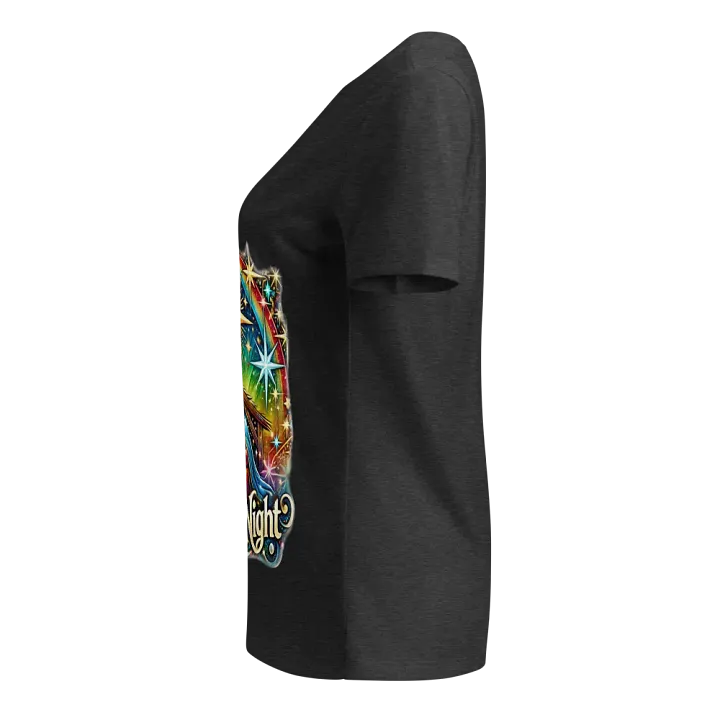 O Holy Night Nativity Scene V-Neck Tee product image (13)