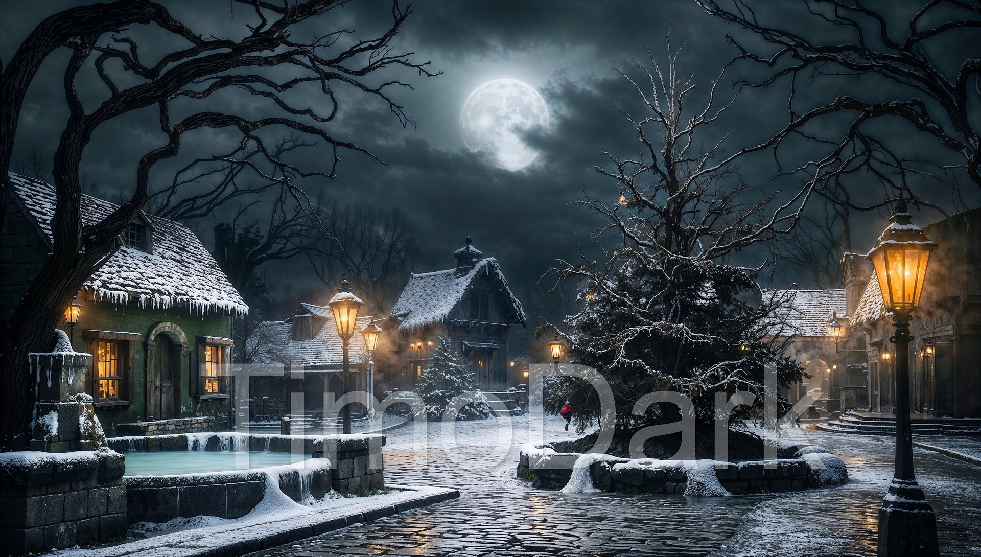 Quaint Christmas Desktop Wallpaper product image (1)
