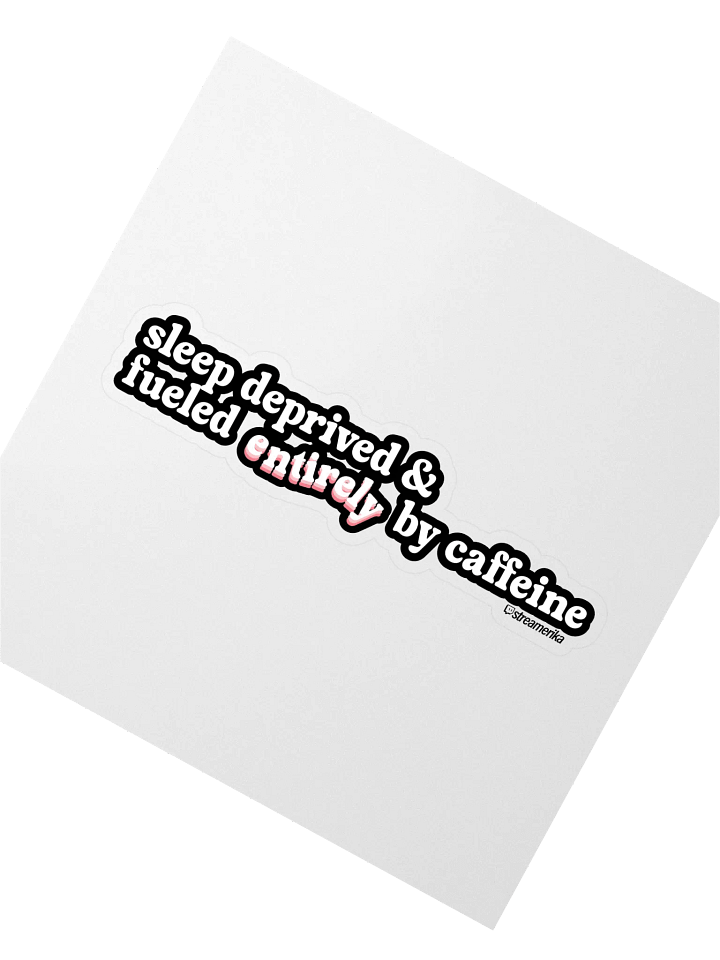 Sleep Deprived Sticker product image (2)