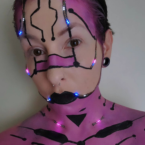 C is for Cyborg -- Okay hear me out. This is the second cyborg look I have done over the past year and I have come to realize...