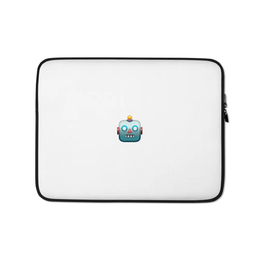 Robot Emoji Laptop Sleeve product image (2)