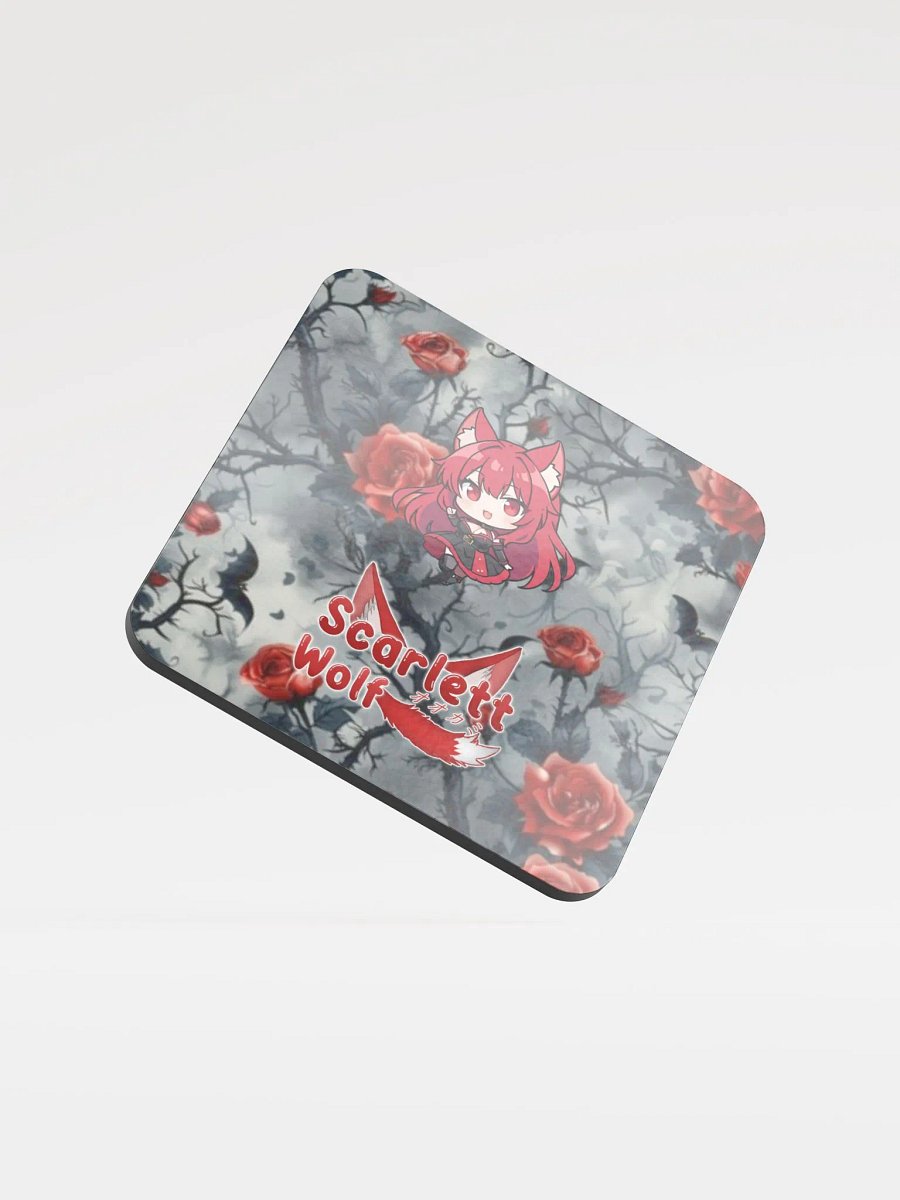 Chibi Scarlett Wolf coaster product image (2)