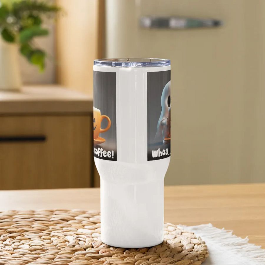 Spooky Coffee Ghost Travel Mug product image (9)