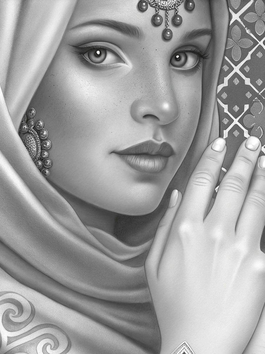 Grace and Strength The Beauty of African Women in Art - Moroccan Goddess product image (3)