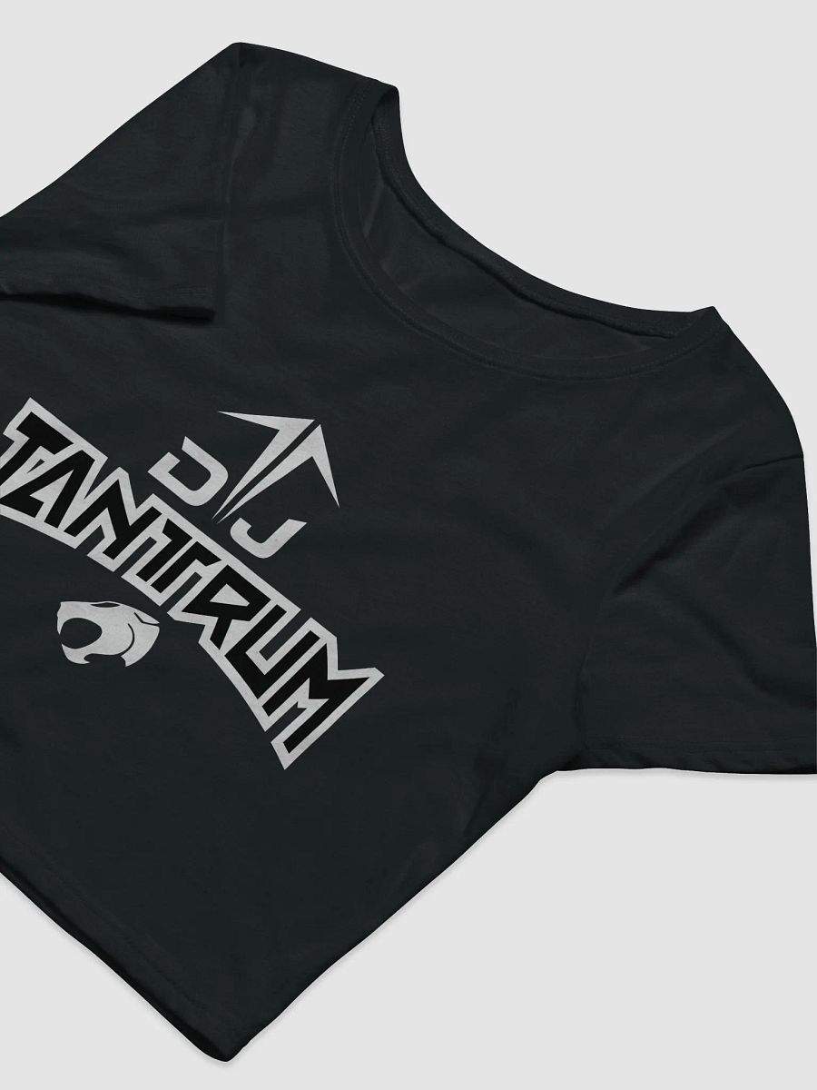 Women's DJ TanTrum Crop T-Shirt (Black) product image (3)