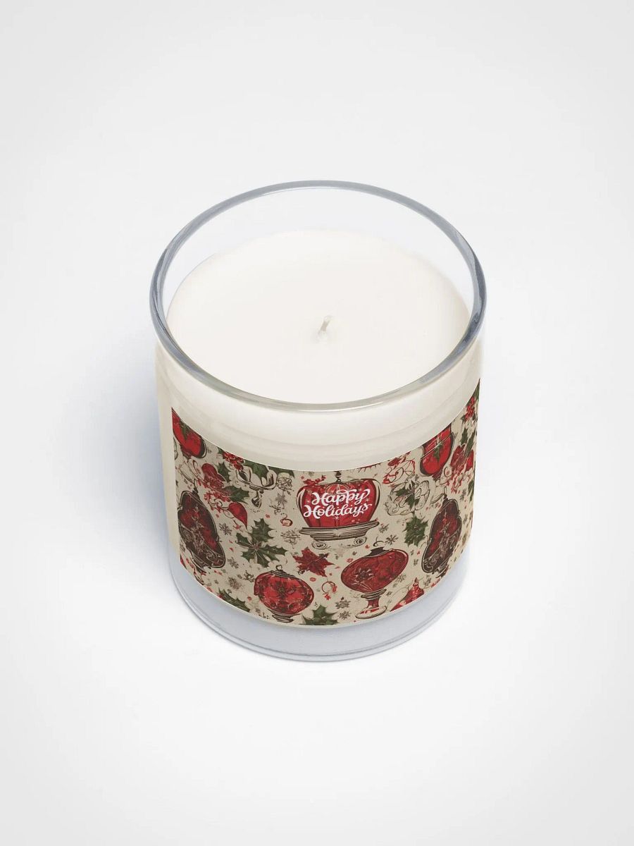 Festive Holiday Soy Wax Candle gift for friends moms daughters colleagues product image (3)