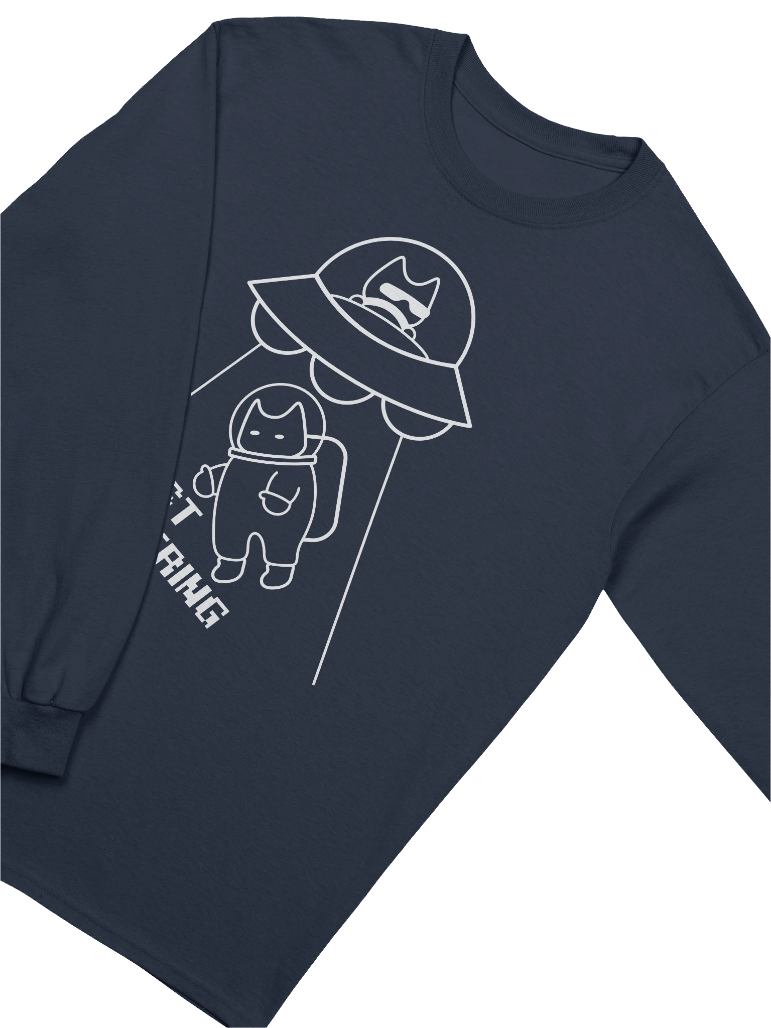 Astronaut Abduction - Unisex Adult Long Sleeve T-shirt product image (3)