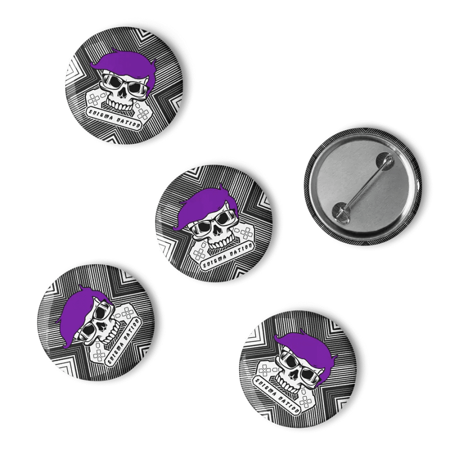Enigma Nation Set of Pin Buttons product image (11)