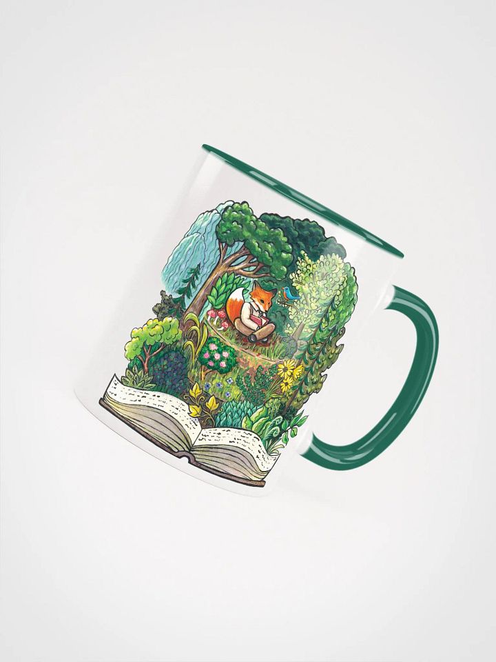Fantasy Forest Fox Cake - Mug with Inside Color product image (1)