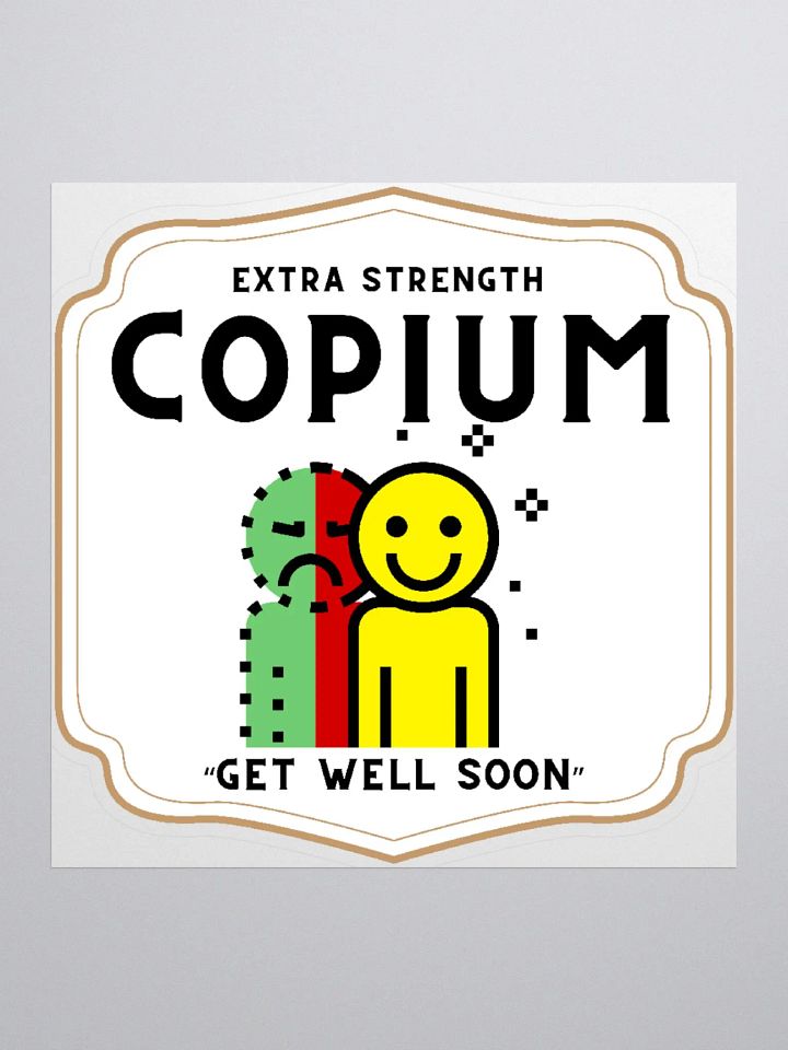 Copium Label Sticker product image (1)