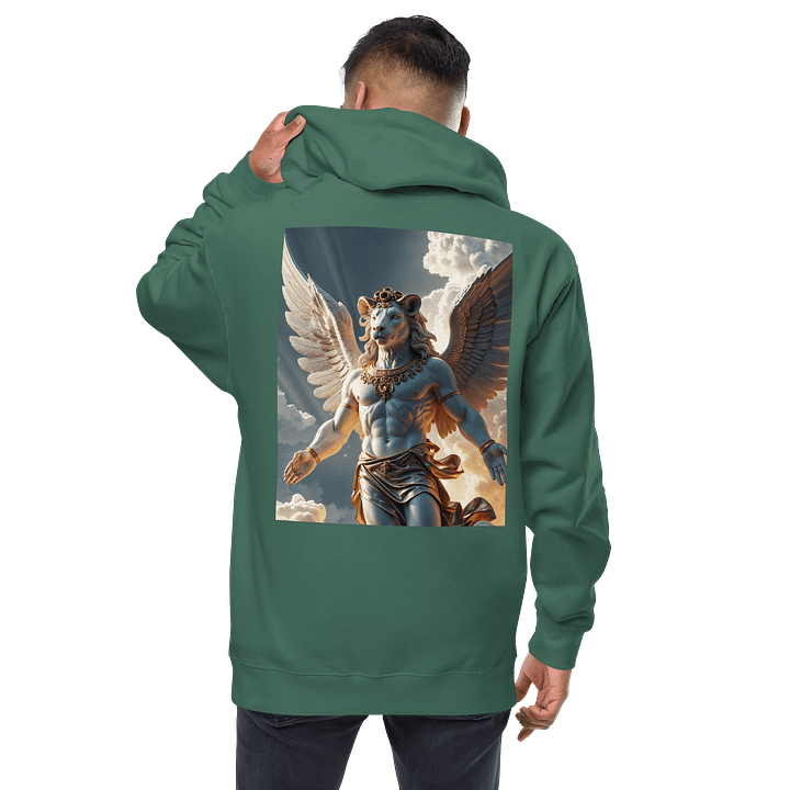 Mythical Lion Winged Zip-Up Hoodie product image (4)