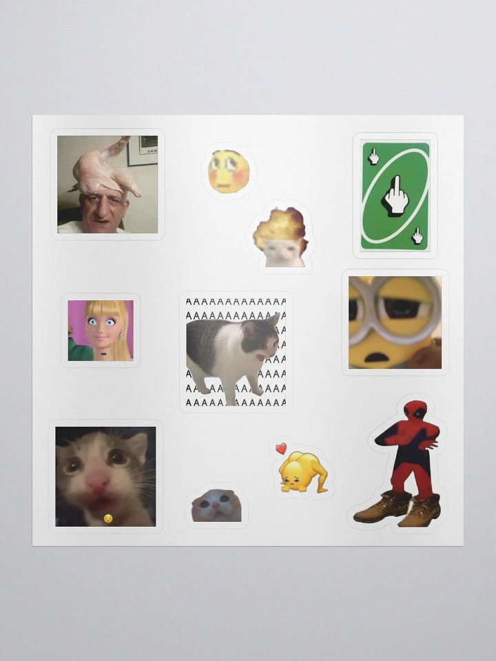 elgrace meme sticker sheet product image (1)