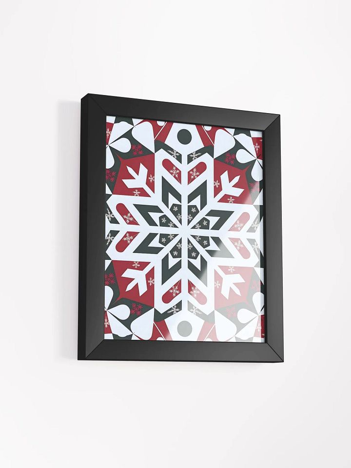Snowflake Geometric Symmetry Poster product image (4)