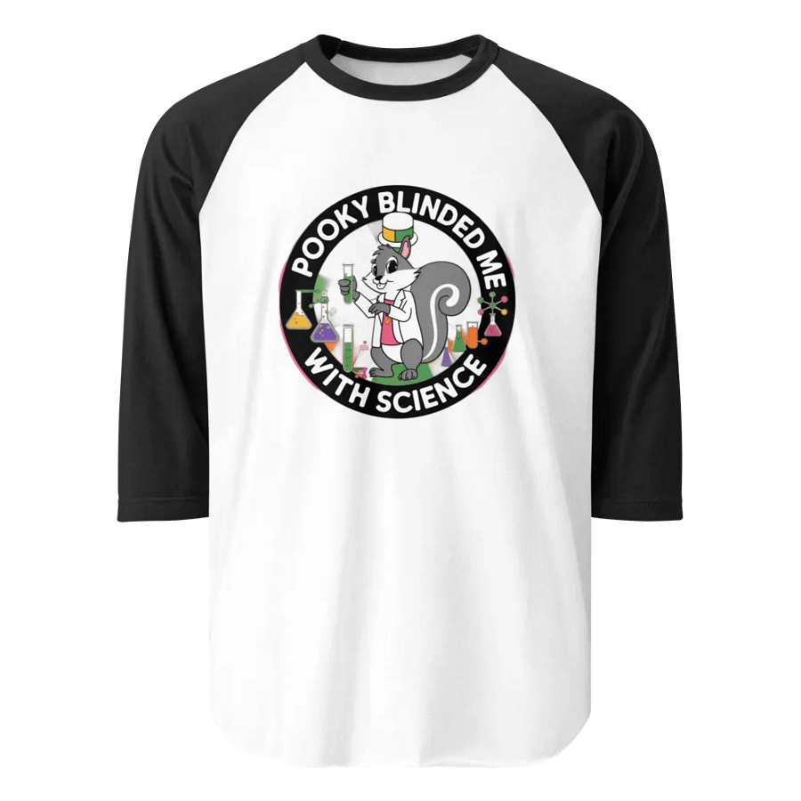 Pooky's Science Squirrel Raglan Tee product image (1)